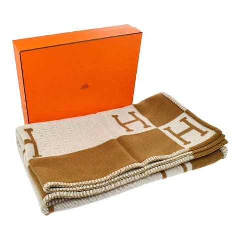 tan hermes blanket|hermes blanket size.